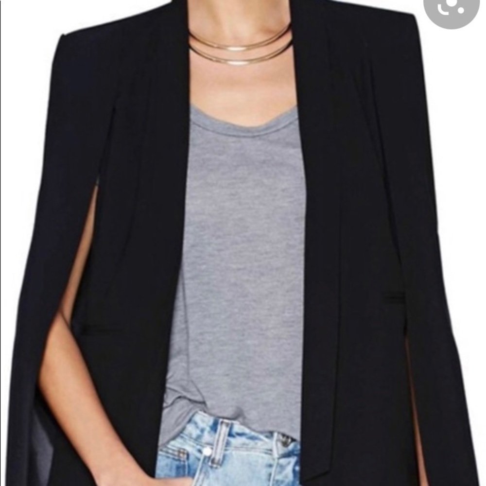 Express Black Blazer Cape Size Medium